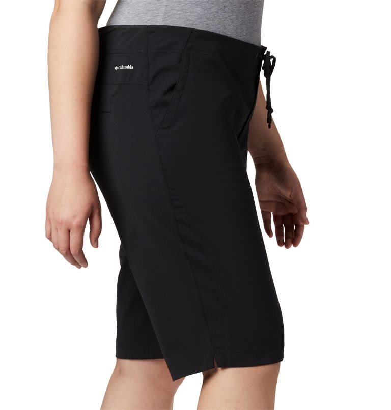 Women's Columbia Anytime Outdoor Long Shorts Black | Plus Size CA-E436C